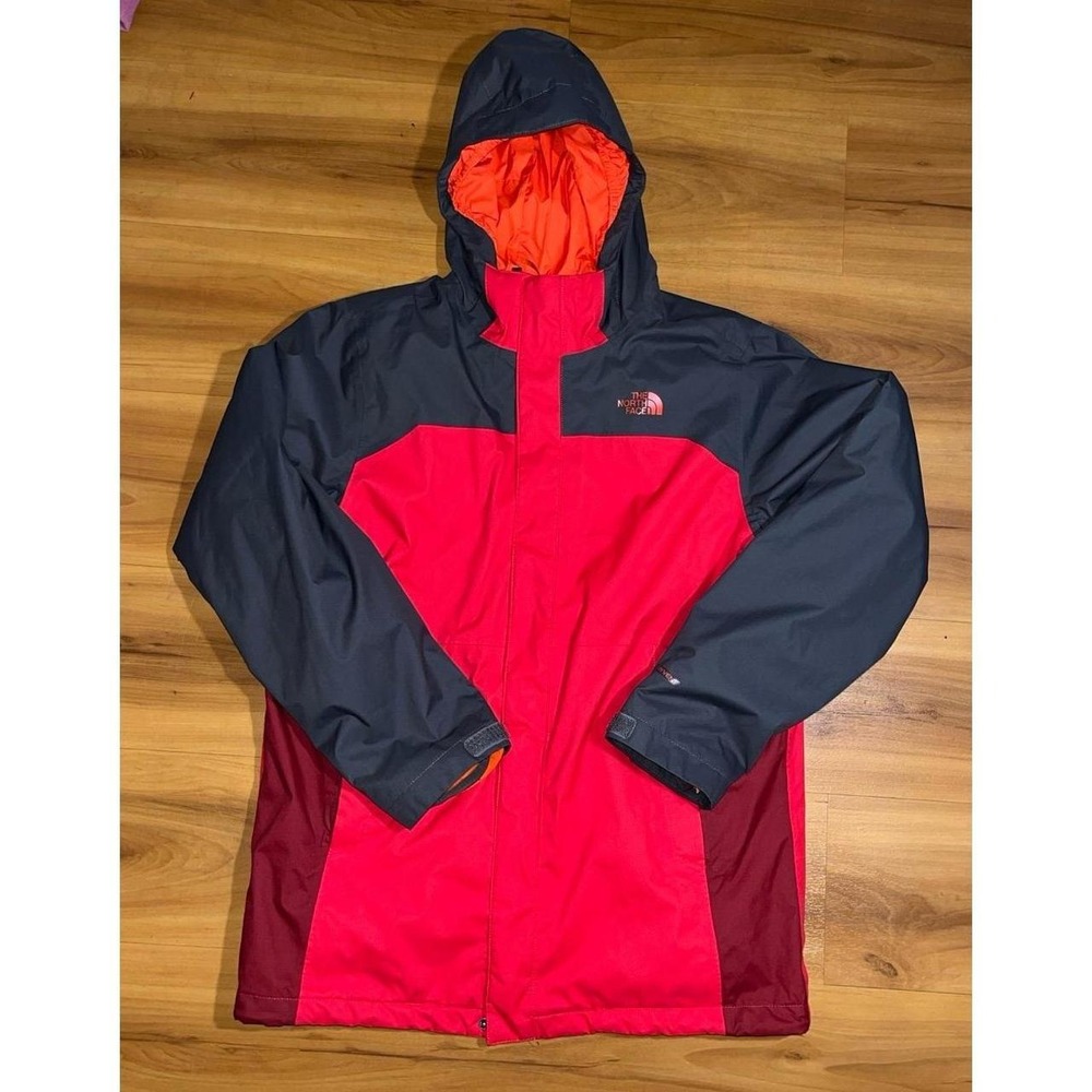 Boys The North Face 2 In 1 Dryvent Winter Full Zip Hooded Jacket